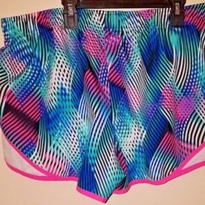 Xersion Running Shorts Women's Size XL Multi-Color